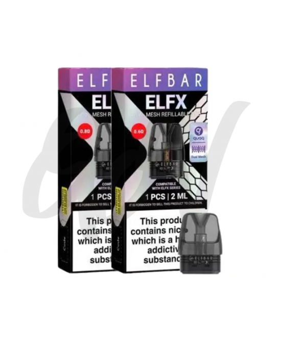 Elfx Replacement Pods by elf bar