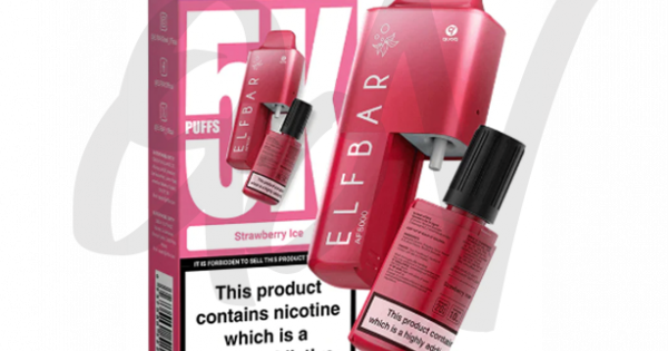 Elf Bar AF5000 Strawberry Ice Disposable Vape 20mg|ecig shop ...